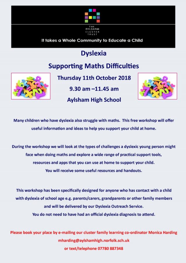 thumbnail of Dyslexia supporting maths difficulties 11th October 2018